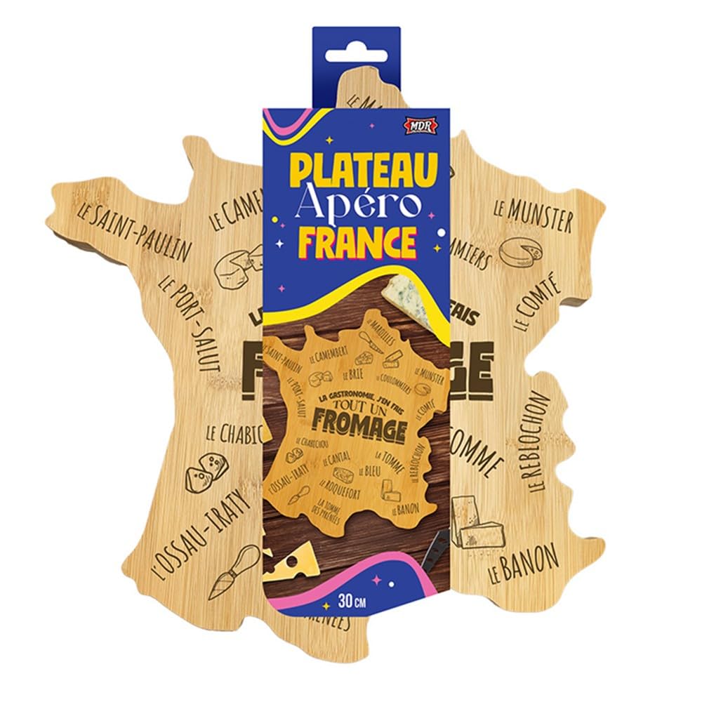 SV SURPRISEZ-​VOUS - Planche À Fromage France APÉRO Bois 31CM