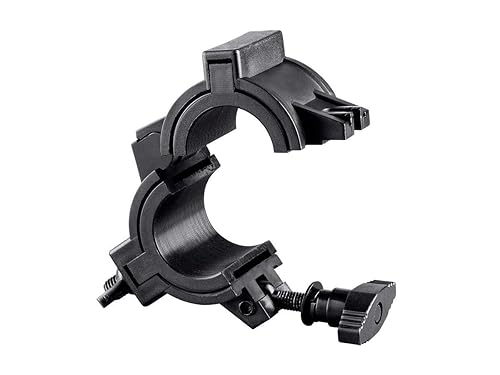 Miniatura 3 de Monoprice Abrazadera en O de iluminación de escenario - Negro, moldeado de ABS, montaje de perfil bajo, se adapta a diámetros de armadura de 1",