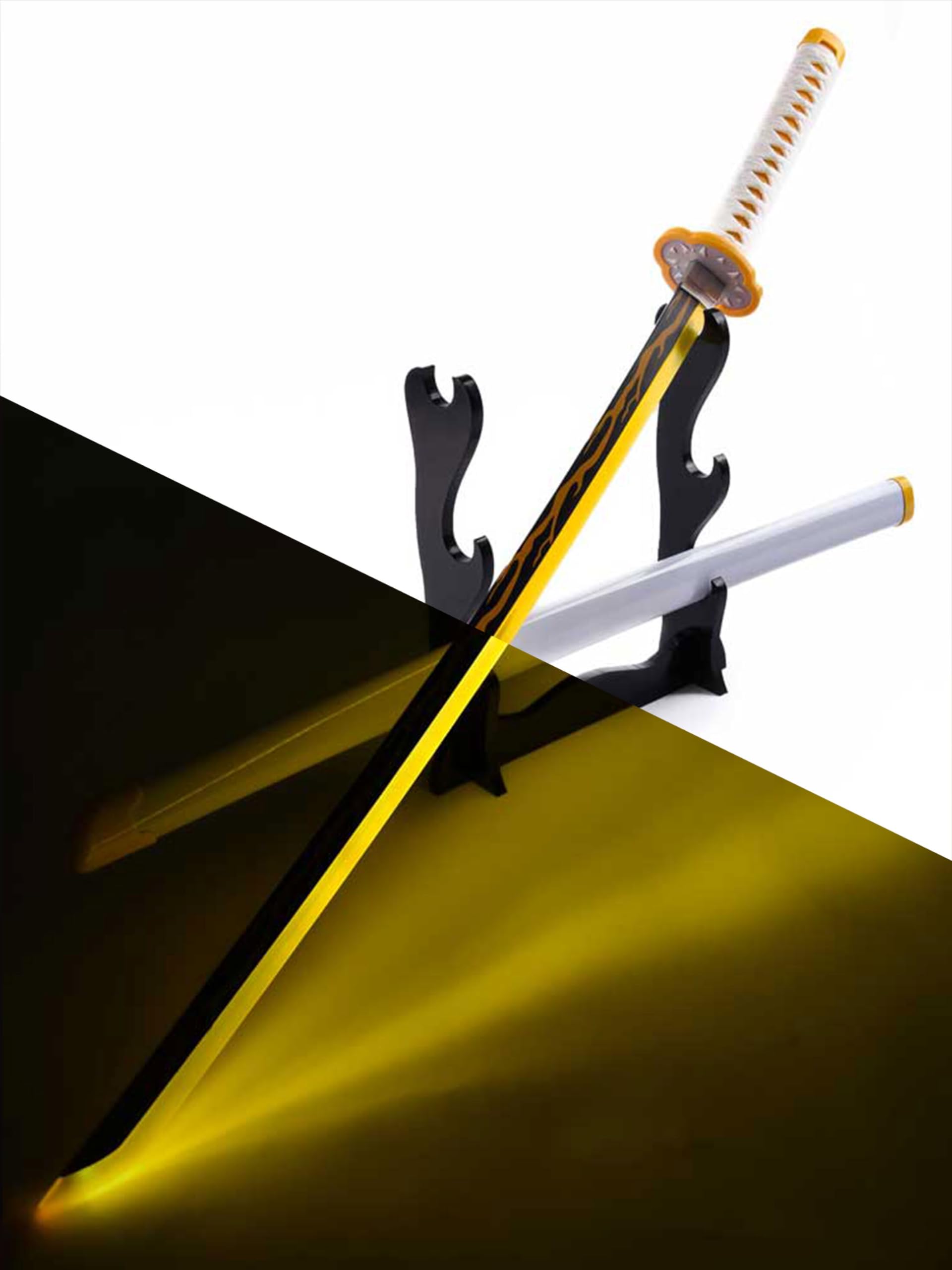 ComicSense.xyz Demon Slayer Anime Cosplay Led Wooden Cosplay Prop, Anime Thunder Slayer Replica Decorative Collectible - 104 Cm (B0CZTWGXD5) Amazon Price History, Amazon Price Tracker
