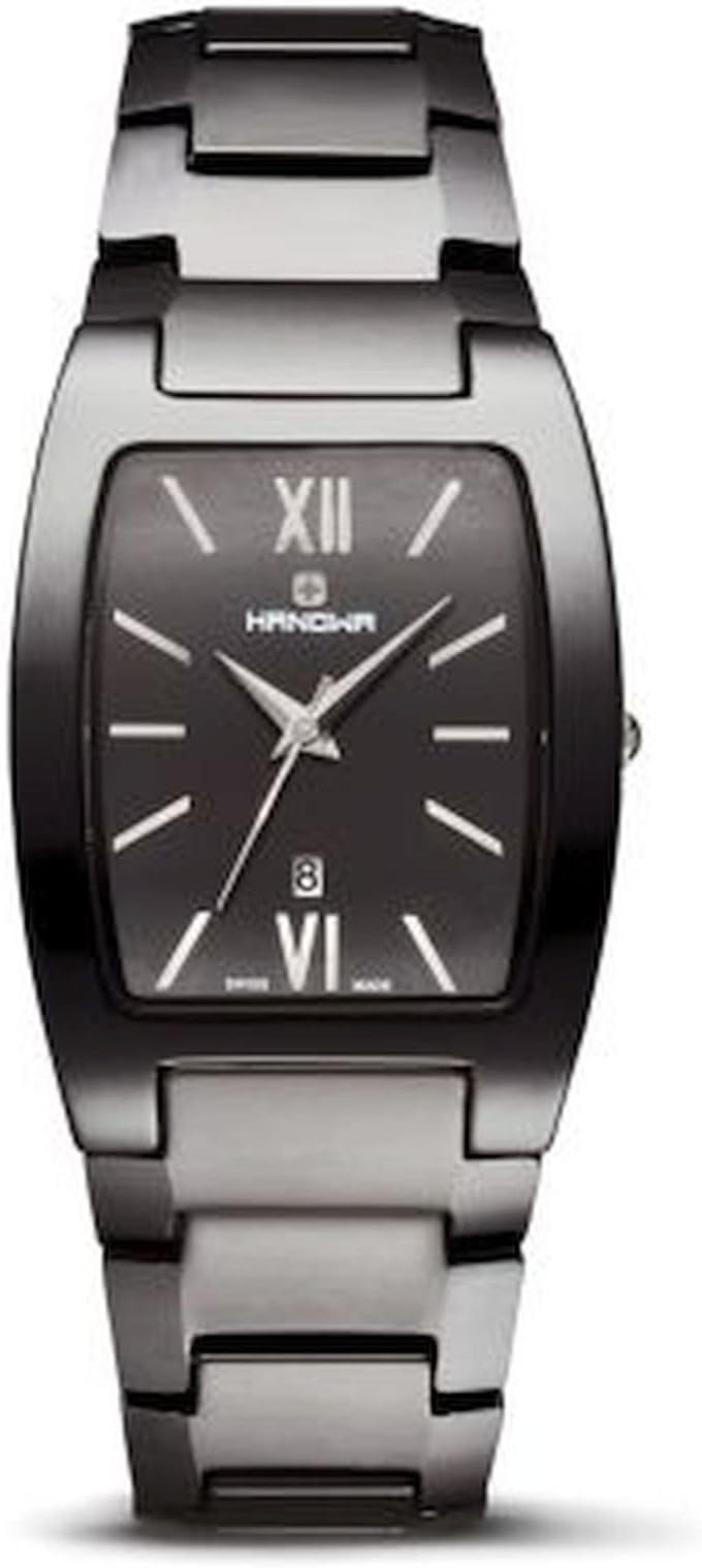 16-5016.60.007.01 Unisex Ceraganza Black Dial Watch