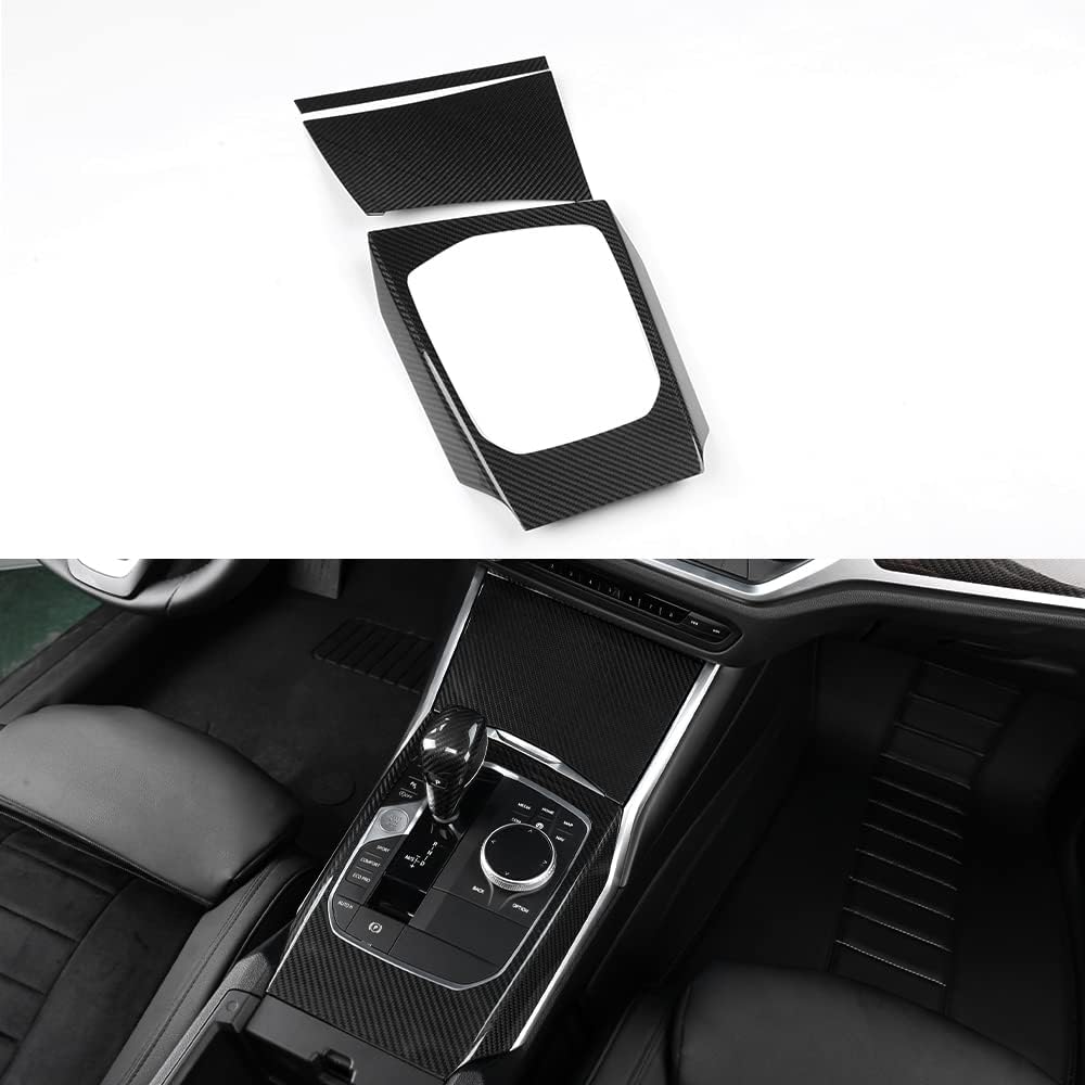 Amazon.com: JSWAN Carbon Fiber Center Console Trim Cover for BMW 2 ...