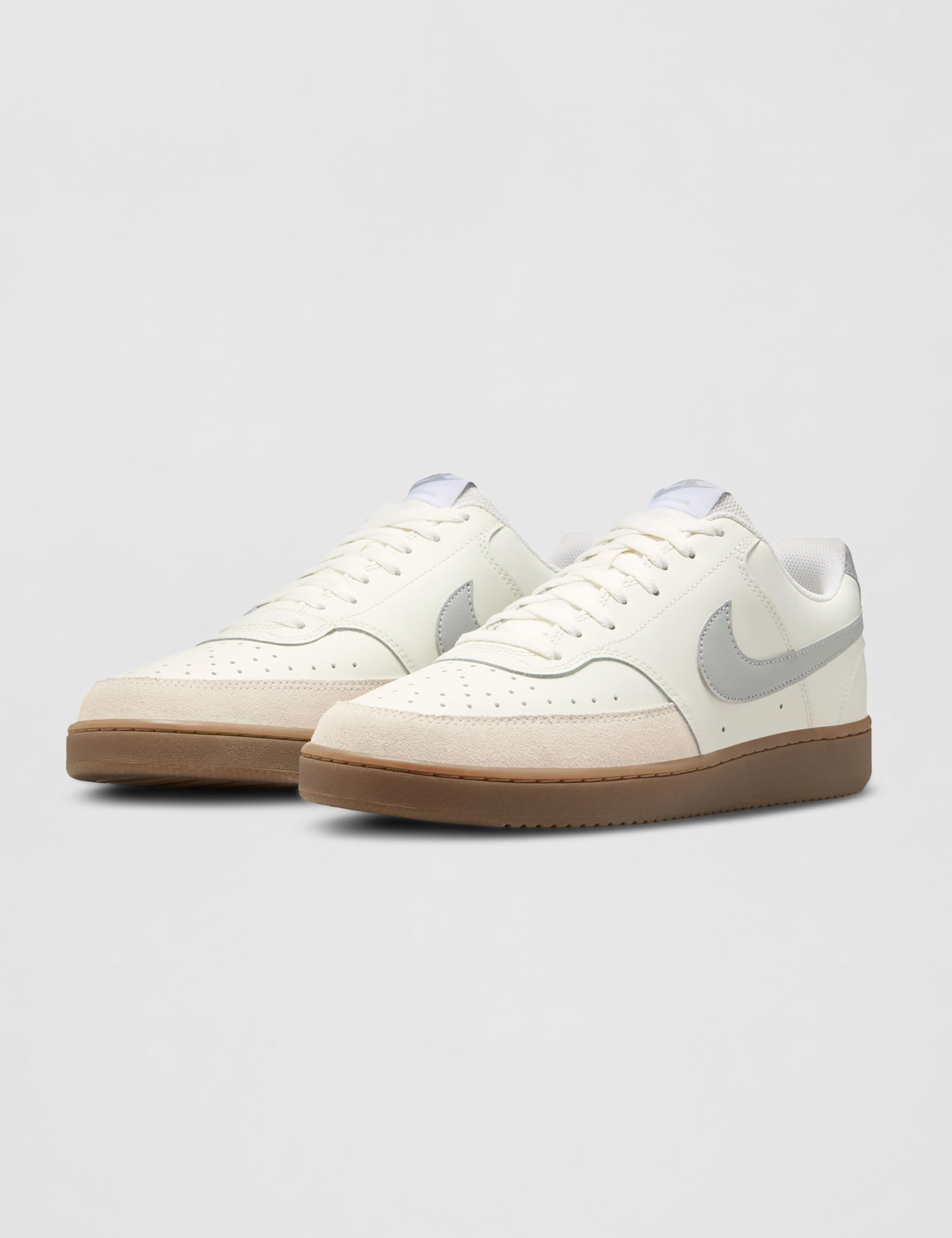 Nike HV2530-100 Court Vision LO Herren SAIL/LT Smoke Grey-LT Orewood BRN-White EU 41 – Bild 6