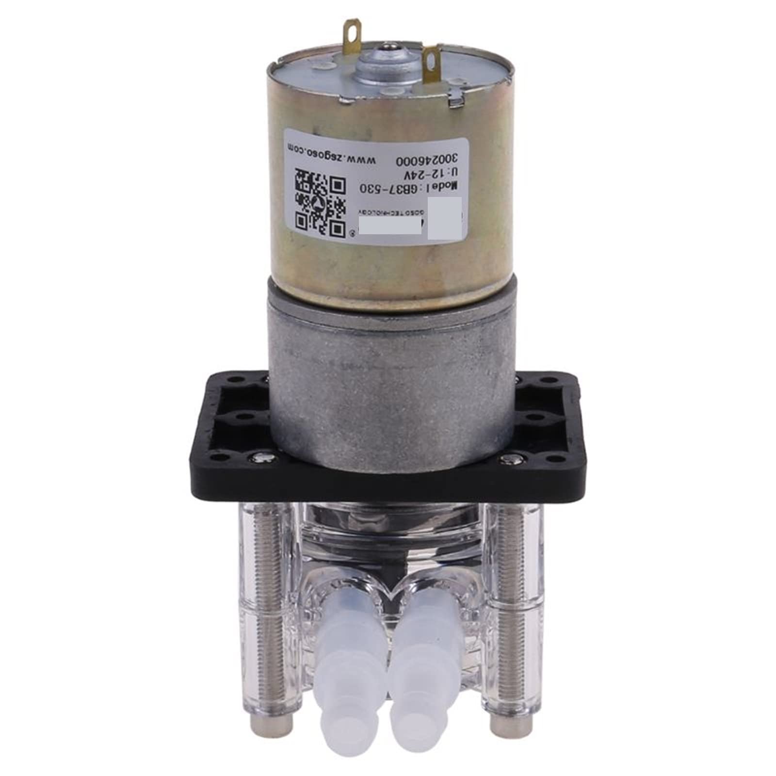 Bombas de Diafragma, Bomba peristáltica de 12/24 V CC, bomba dosificadora de gran flujo, analítica de laboratorio for acuario al vacío(12V)