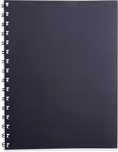 Think Cuaderno encuadernado en espiral con cuadrícula de puntos, diario de cuadrícula de puntos de 6 x 8 pulgadas, papel premium para diseño, dibujo