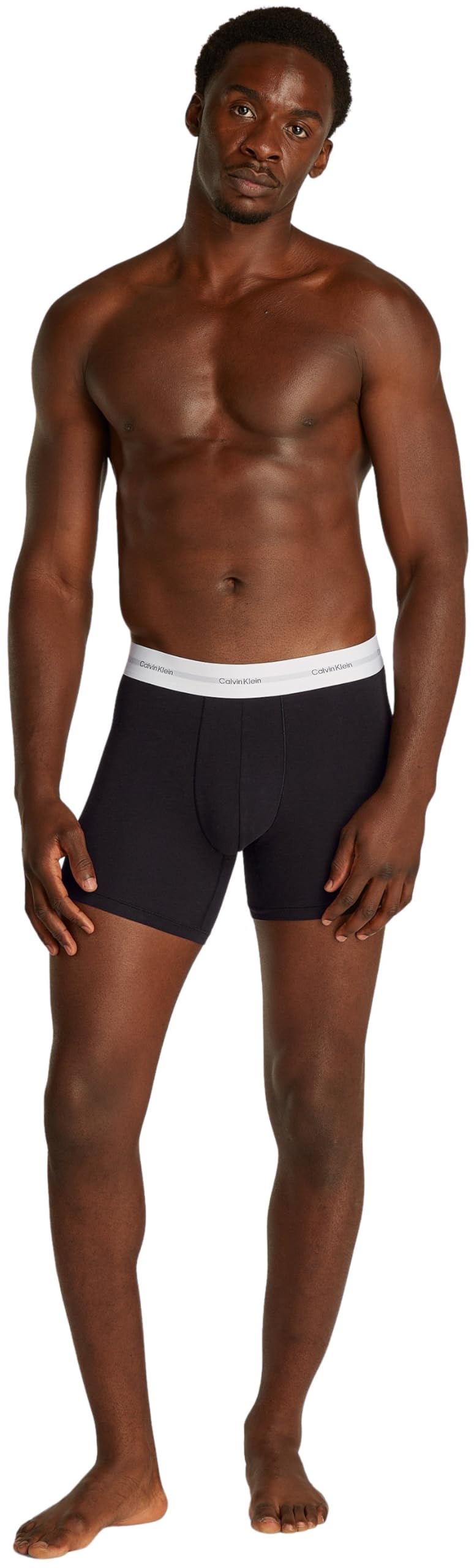 Calvin Klein Calzoncillos bóxer Hombre Pack de 3 Briefs con Logotipo en la Cintura