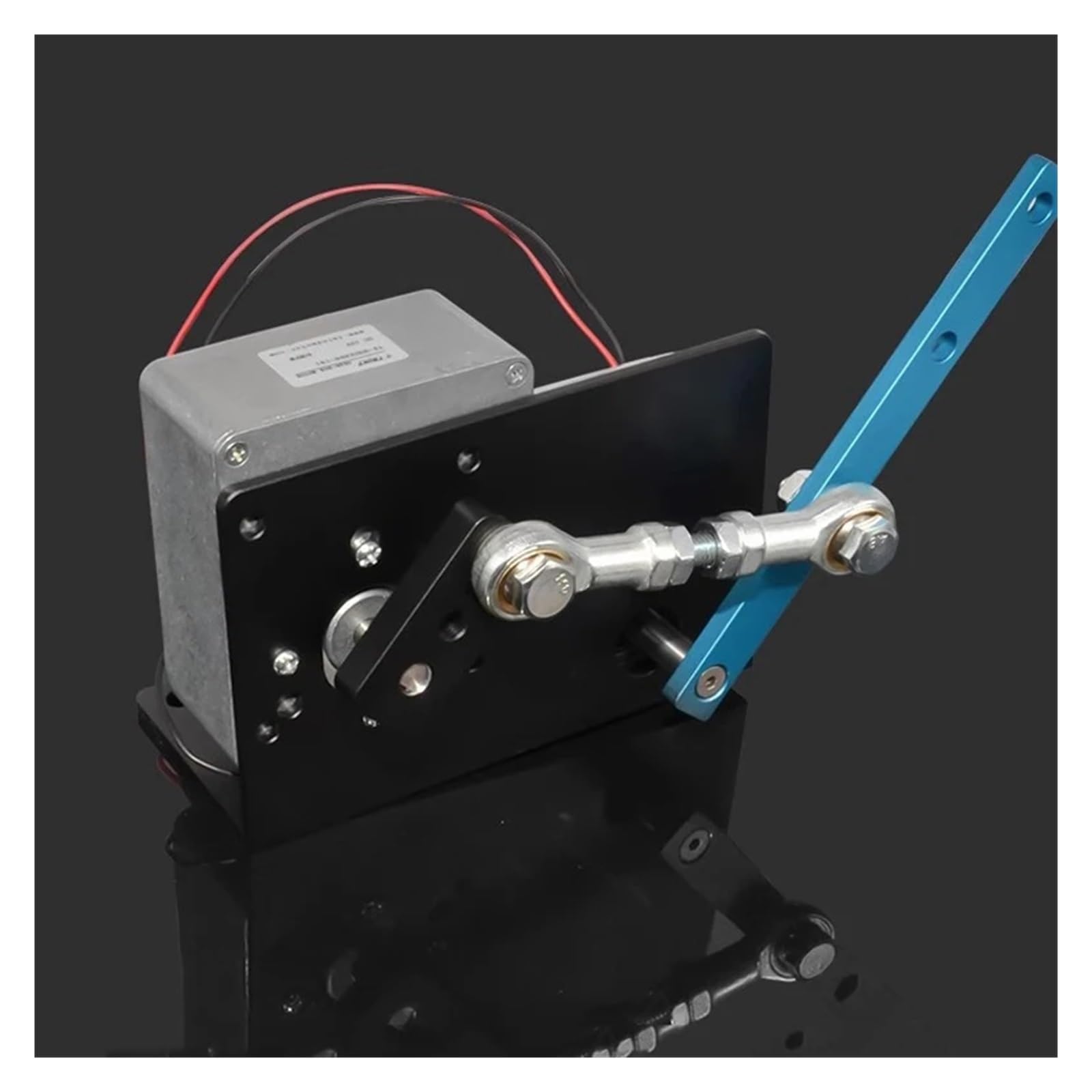 Linearantriebsmotor DC 12V 24V DIY Hubkolbenmotor Stellantrieb Geschwindigkeit einstellbarer Winkel 35/60/90 Grad mit Netzteil und Geschwindigkeitsregler(24V 28RPM)
