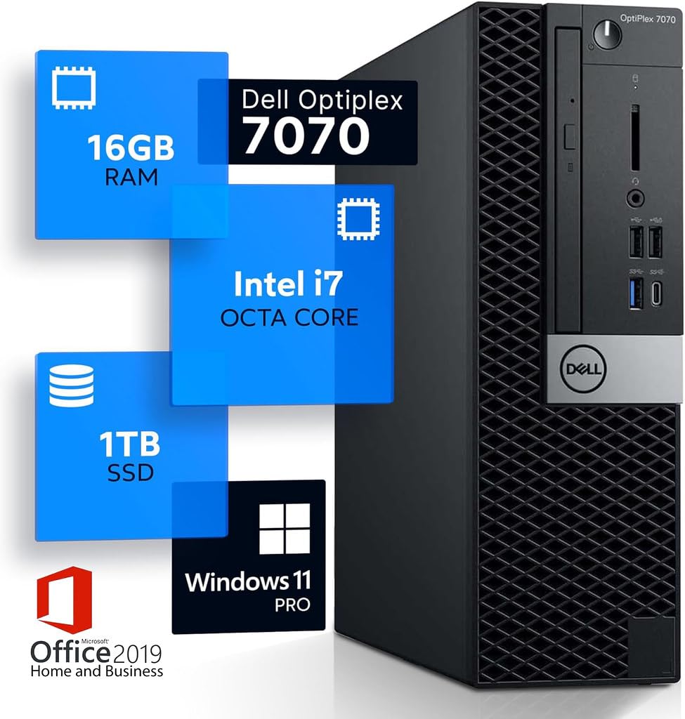 Amazon.co.jp: DELL OptiPlex 7070 SFF 第9世代 i7 メモリ 16GB / SSD 