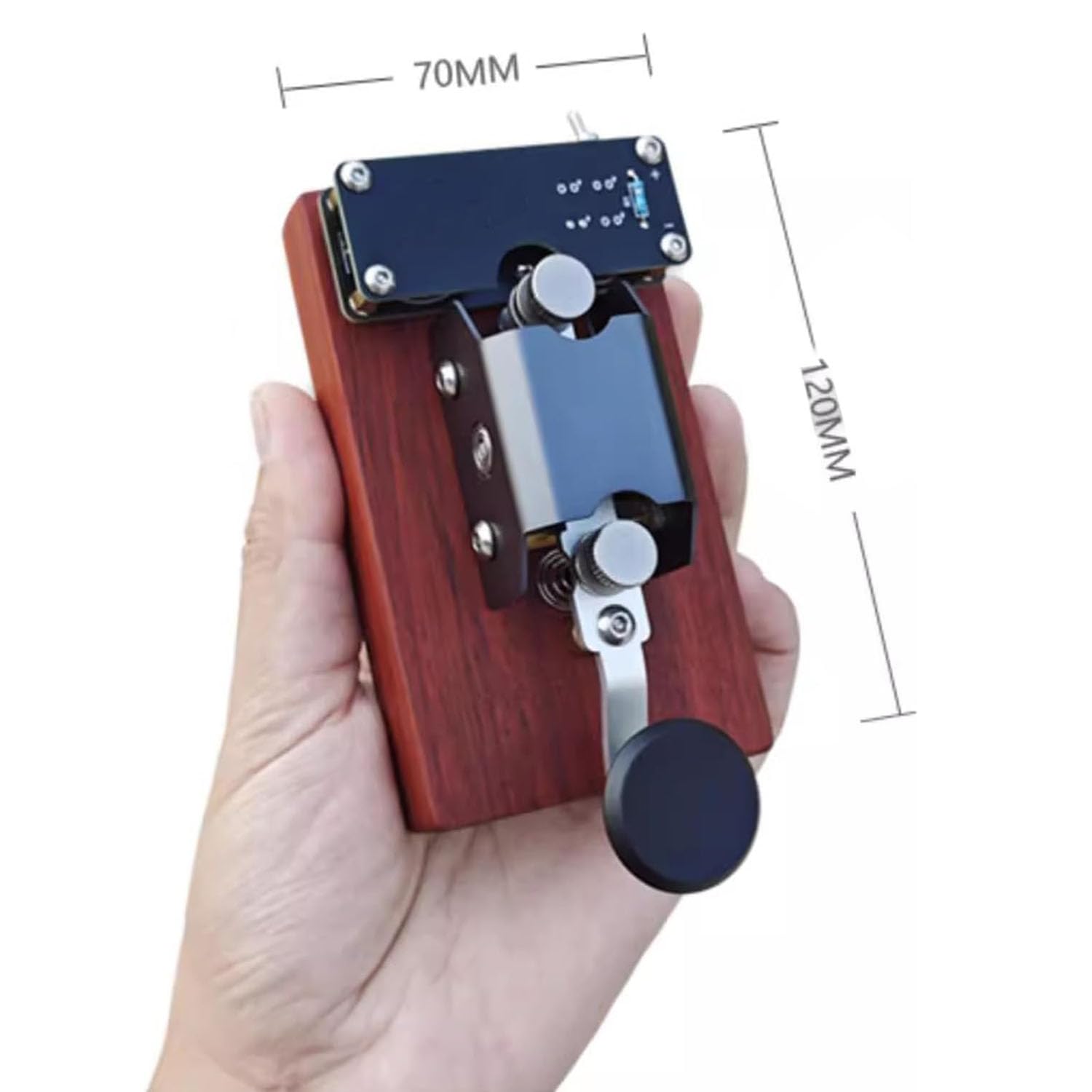 Morse Code Trainer z dźwiękiem i światłem, gniazdo 3,5 mm i brzęczyk, idealny dla początkujących i fizycznych nauczania komunikacji kodowej