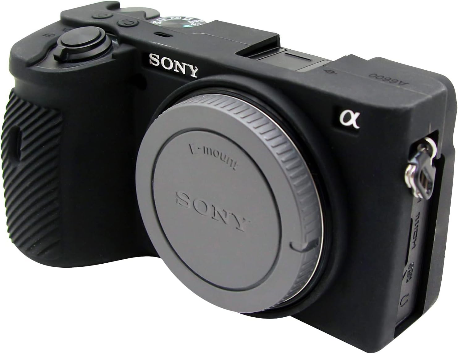 Azonee Soft Silicone Camera Case Protector Cover, Case for Sony A6600 Alpha 6600 ILCE-6600 Mirrorless Camera, Anti-Scratch Slim Fit Soft Silicone Rubber Protective Cover Protector Shell Skin