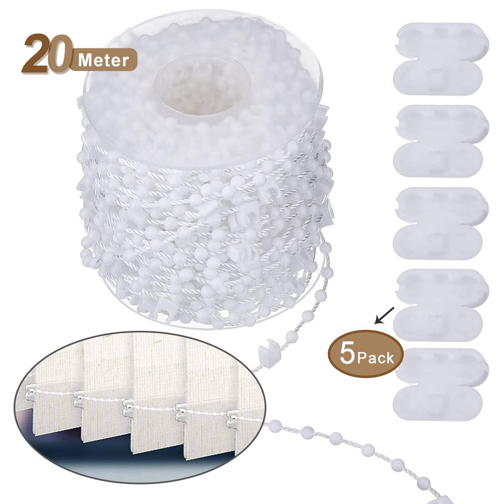 XCOZU 20 Meter Vertical Blind Chain, Blind Chain Vertical Blinds