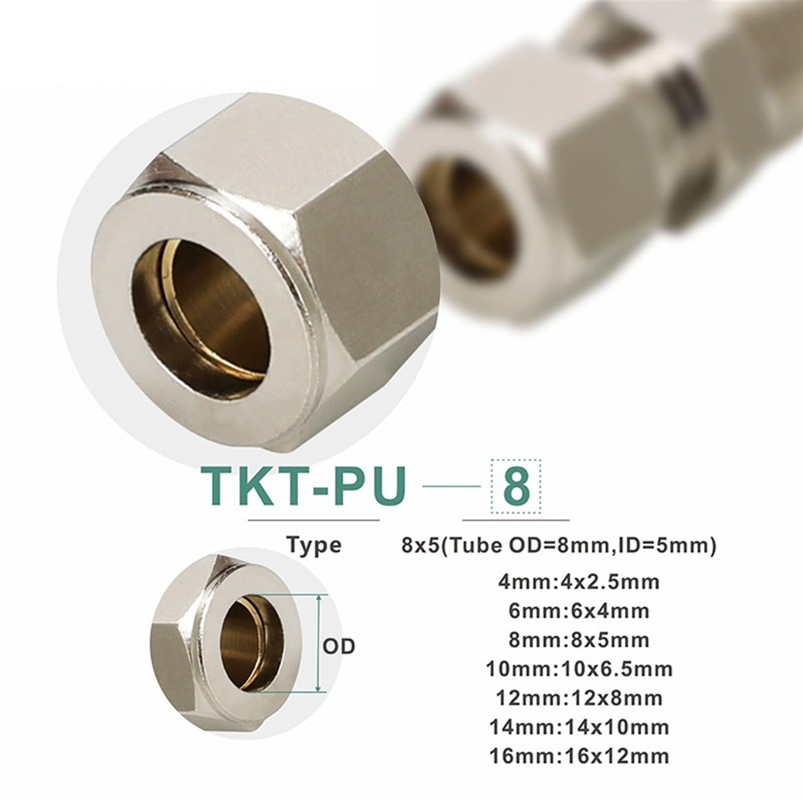 Eaton Aeroquip 2041-4-4S Bulkhead Union, JIC 37 Degree End Types, Carbon Steel, 1/4 JIC(m) End Size, 1/4