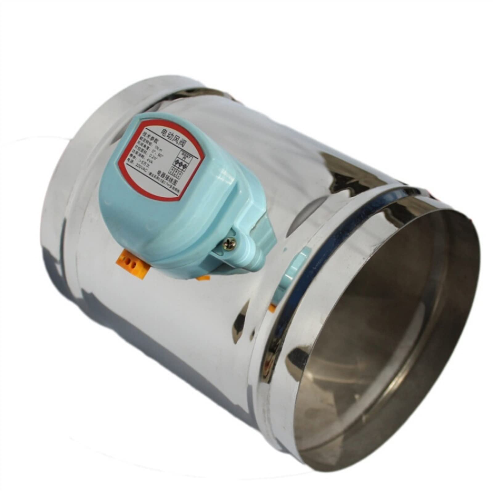 Valvola di ritegno motorizzata della valvola dell'aria dell'ammortizzatore dell'acciaio inossidabile 201 per il tubo da 7,6/10,2/12,7/15,2/8" 80/100/125/150/200/250mm (100mm, 220VAC)