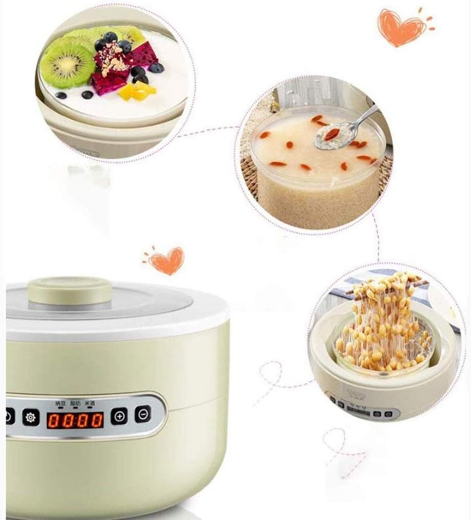 Automatic Yogurt Machine-Digital Yoghurt Maker Machine, Automatic Digital Yoghurt Maker Machine, Intelligent Automatic,Double Seal,Suitable for Yogurt