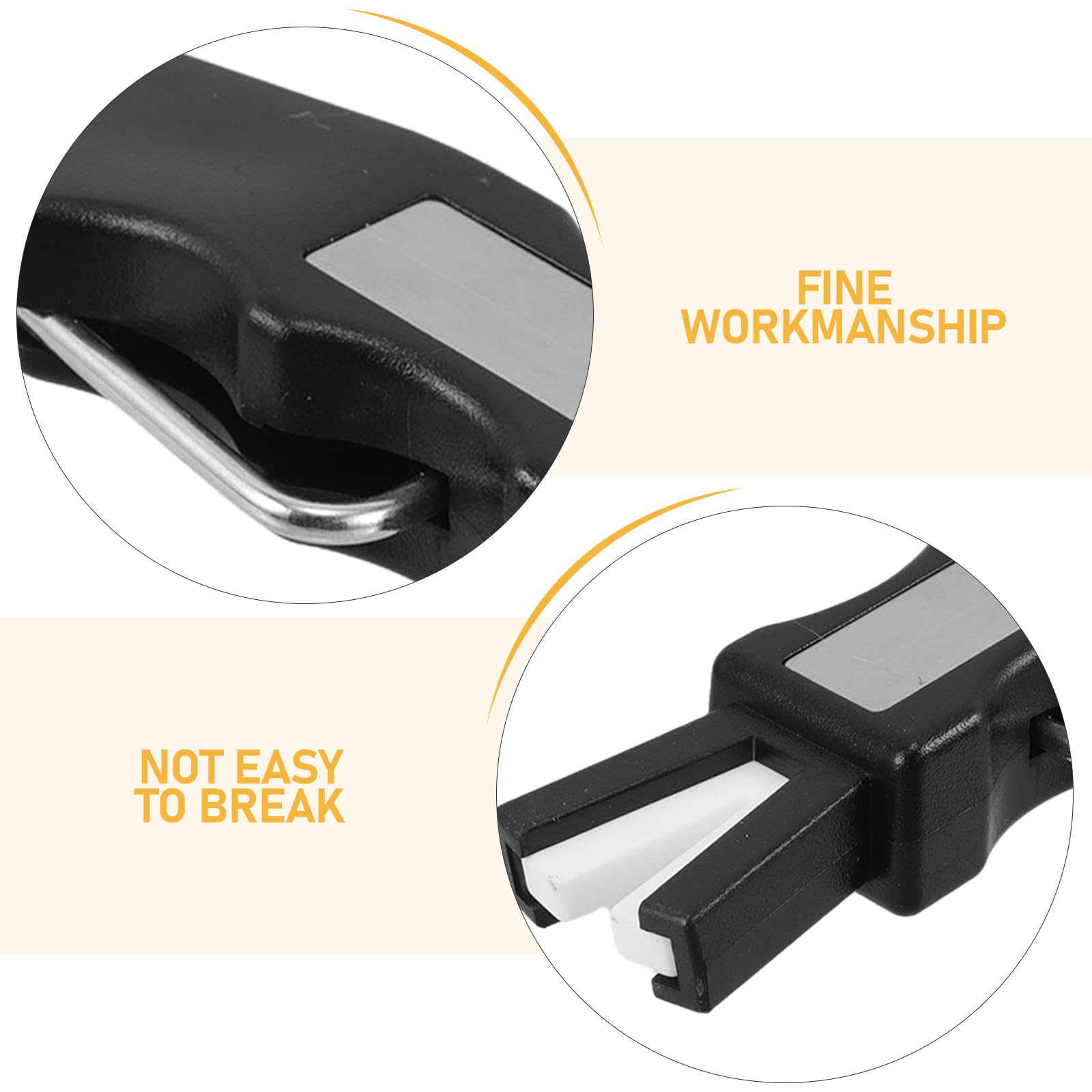 UPKOCH 2 Pezzi di affilatrice per Pattini da Ghiaccio - Affilatrice per Lame in Ceramica per Pattini da Ghiaccio e Scarpe da Hockey - Strumenti di affilatura Comodi e Portatili per affilare Le Lame