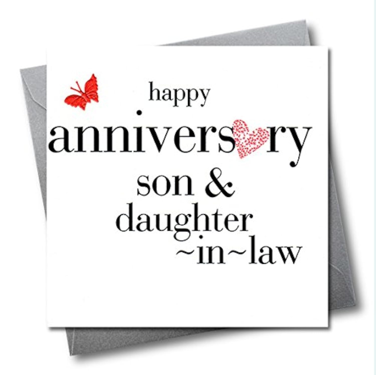Claire Giles Hearts and Stars Son and Daughter-in-Law Anniversary Card