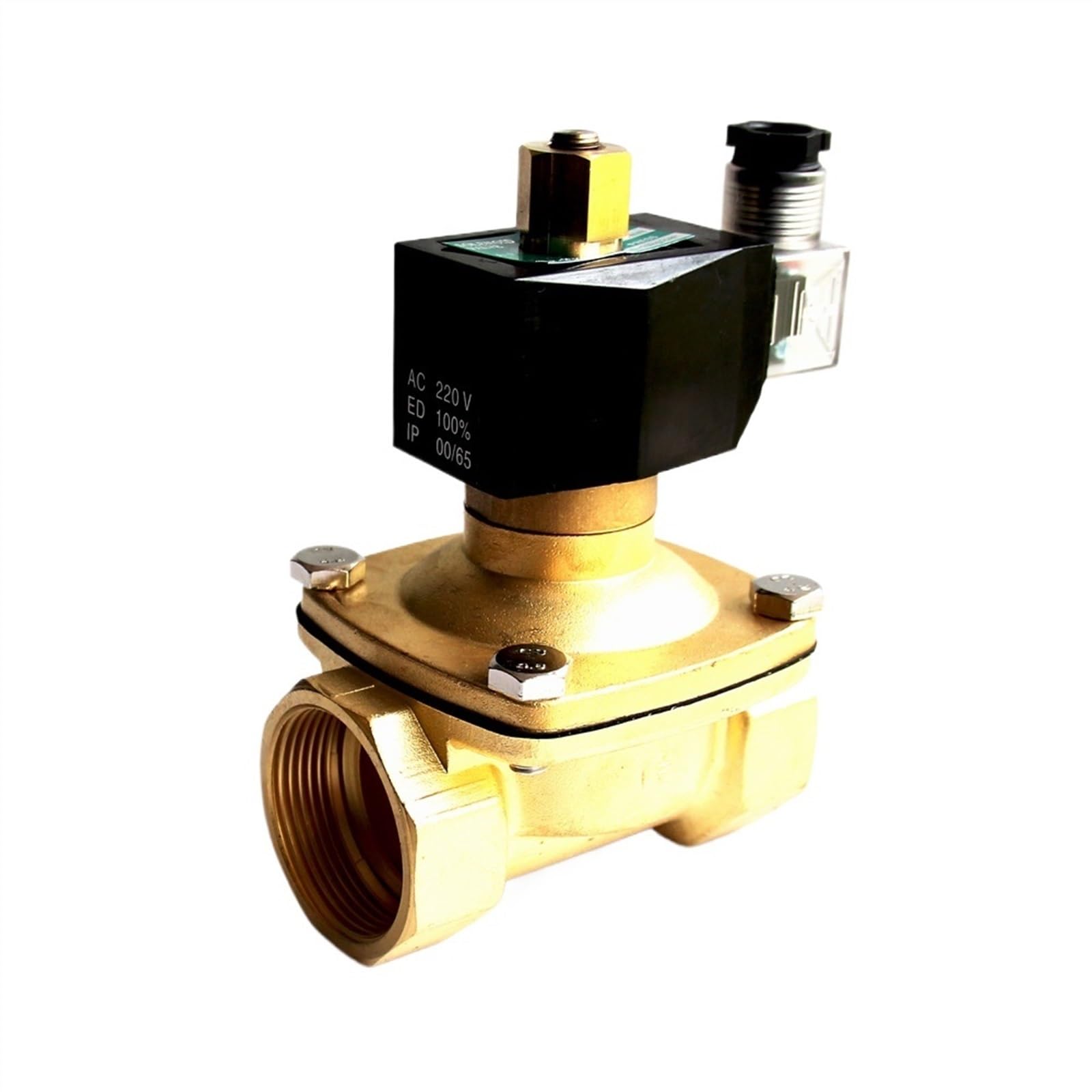 Ouhbndeaz Ac24v 2W Brass Electric Solenoid Valve N/O Normally Open For Wate Dn50(Ac24v)