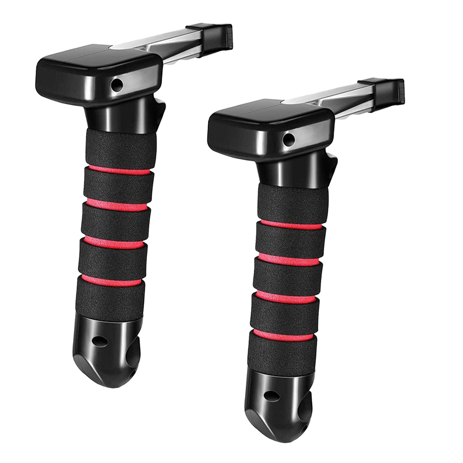 Rthynti Car Door Assist Handle, 2Pack Car Door Assist Handle for Seniors, Portable Car Cane Grab Bar Mobility Aid for Safe Auto Entry & Emergency Access (Red)