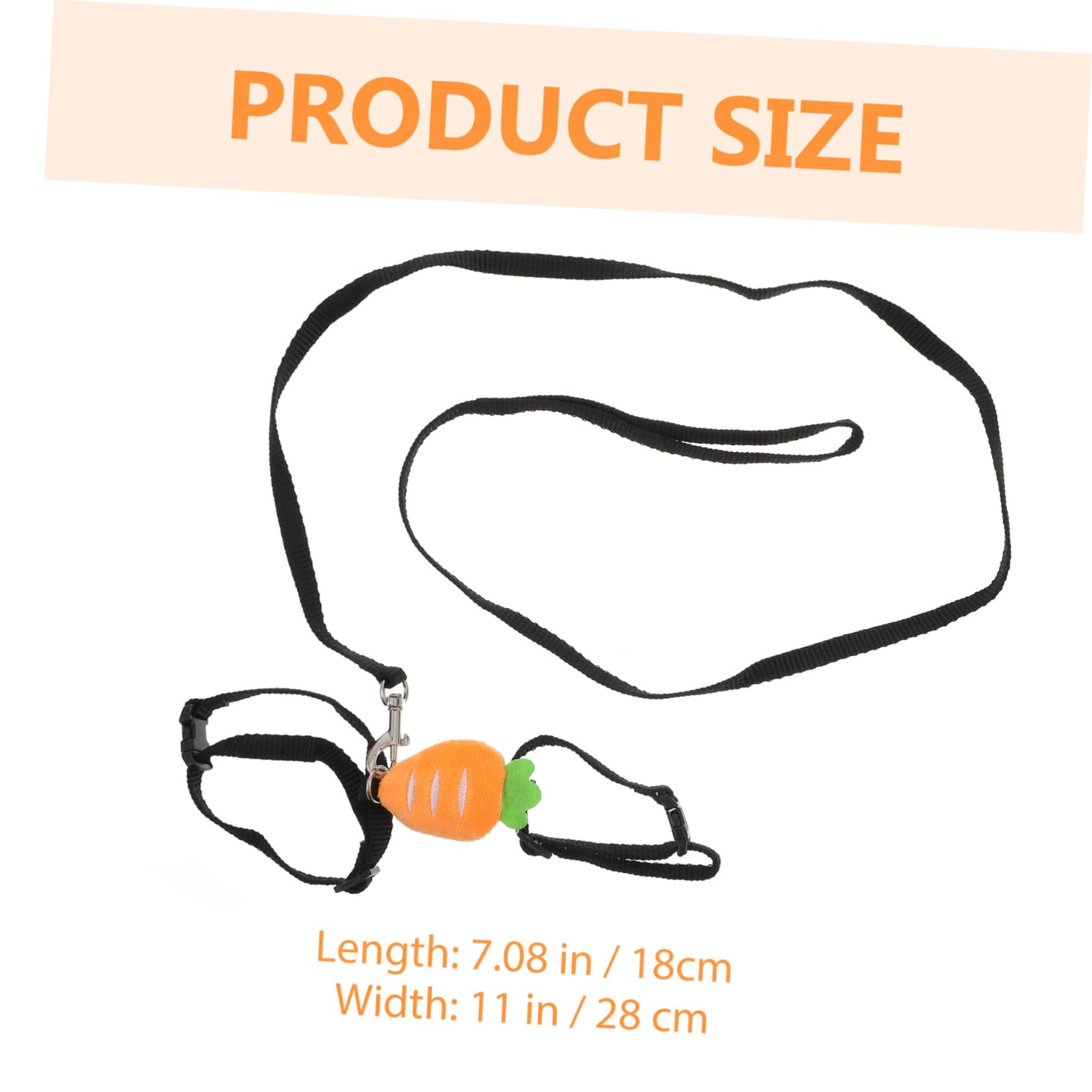 POPETPOP Outdoor Rabbit Harness Traction Rope Small Pet Harness Easy-Clean Fashionable Design