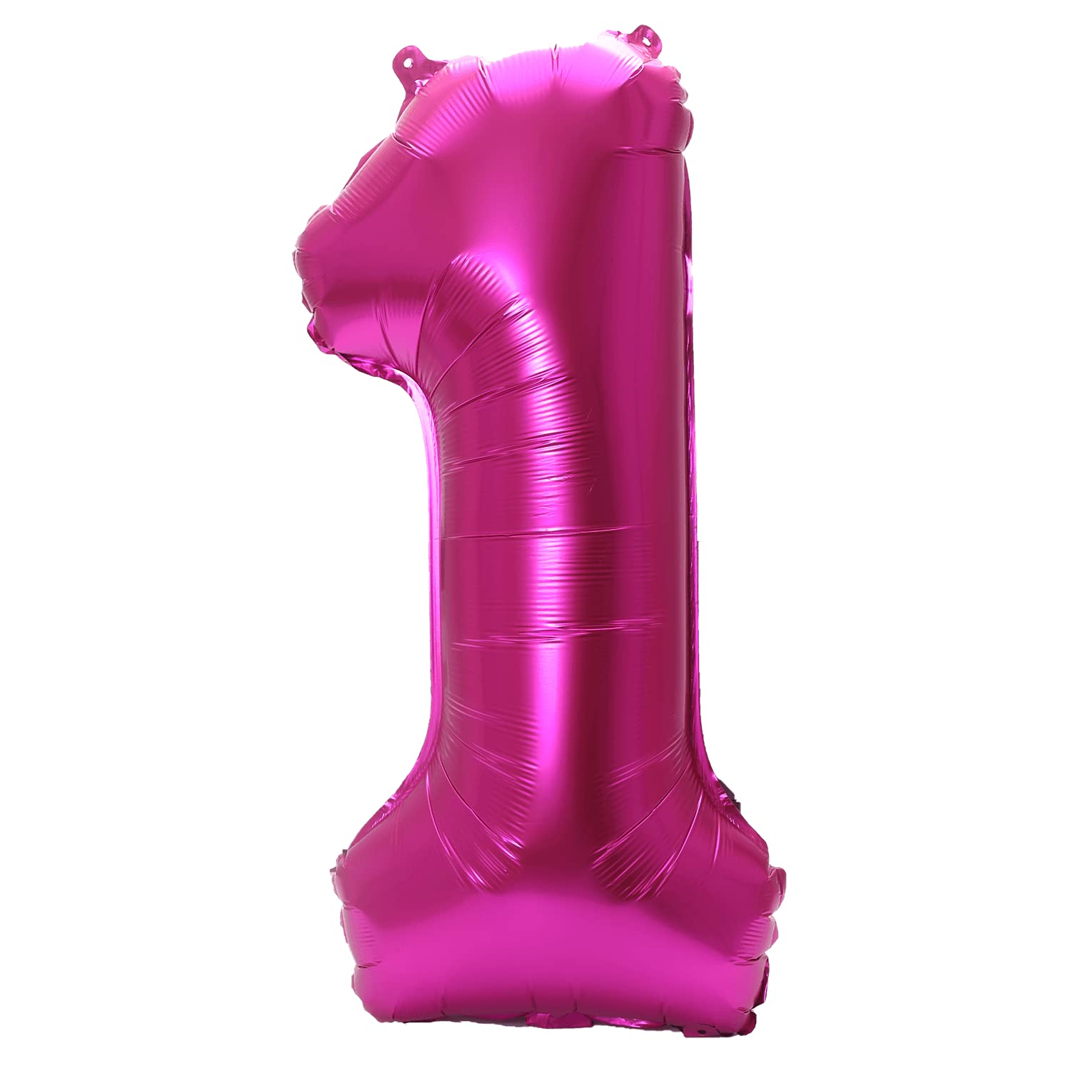 YPSelected 32 Inch Large Foil Helium Number Balloon Birthday Wedding Party 0-9 (Rose Red, 1)