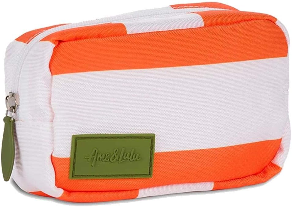 Mini Pouch (Orange/White)
