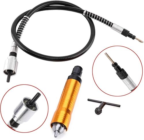 Miniatura 2 de Accesorio adaptador de eje flexible de 0.012-0.157 in, portabrocas de extensión de taladro flexible para herramienta de amoladora giratoria