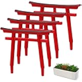 Baluue Aquarium Torii Sculpture Fish Tank Ornament Japanese Shrine Gate Miniature Garden Landscape Decoration for Moss and Zen Aquarium Accessories