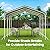 10x15 Carport, Heavy Duty Metal Car Port, All-Weather Protection, Easy Assembly for Cars, Trucks, Boats, Tractors, and Outdoor Storage