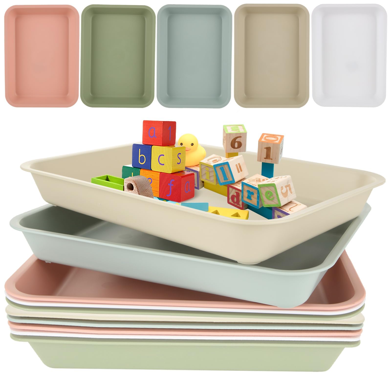 Plateaux pour loisirs créatifs WOPPLXY parfaits pour trier les perles en classe