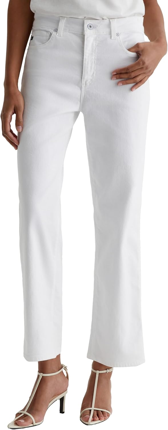 AG Womens Brinley Mid Rise Straight Crop