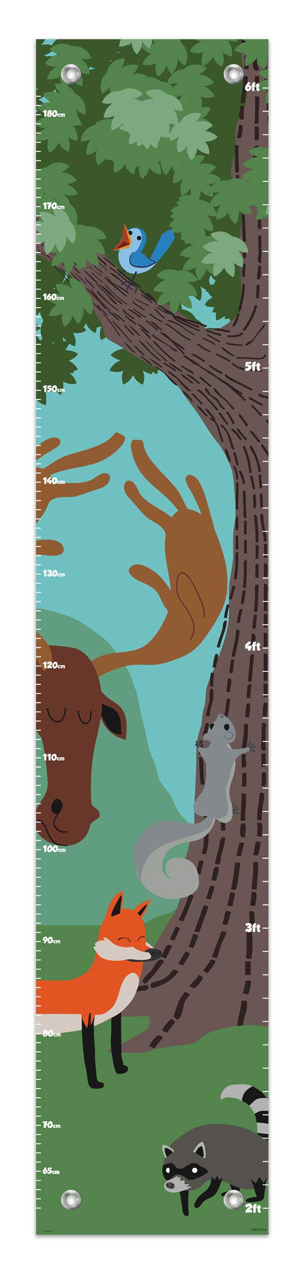 Buy Cute Wild Animals Growth Chart Animal Theme Growth Chart for Kids