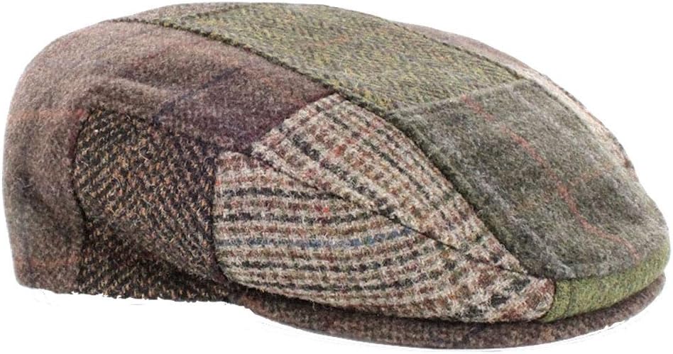 Mucros Weavers Irish Flat Cap Men Trinity Tweed Hat Driving Cap Made in Ireland
