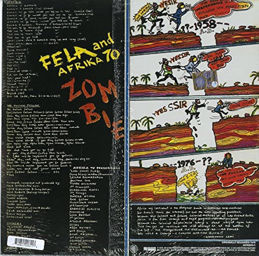 洋楽 Fela And Afrika 70 Zombie LOFT garage 洋楽 Fela And