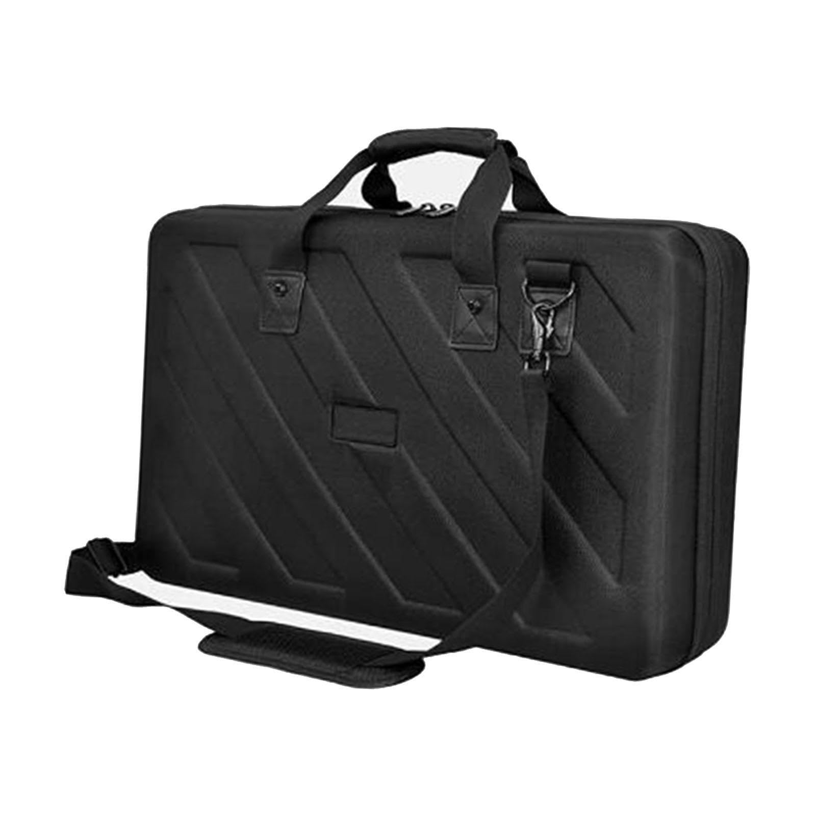 AUYXSSZ DJ Controller Case EVA Storage Bag With Handle Durable Shockproof Zipper DJ Mixer Bag Case Portable Tote Organizer For All DJs Travel Carrying Equipment Carry On Handbag