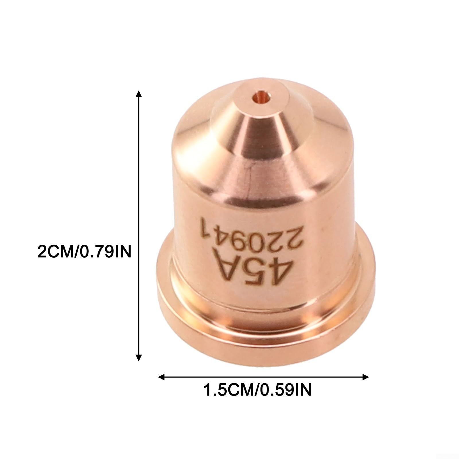 10 Pcs 220941 Plasma Cutter Nozzle Tips for MAX65 Plasma Cutting Torch Consumable