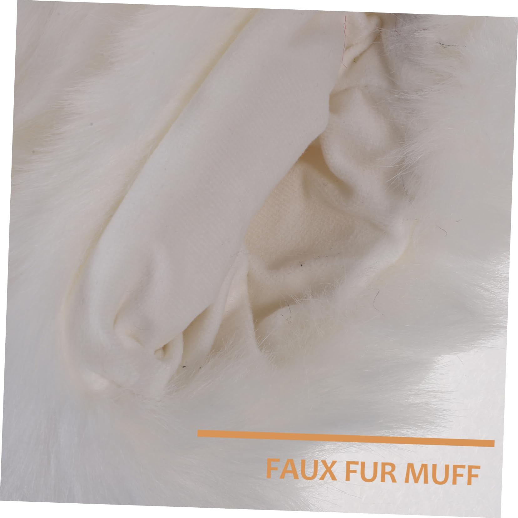 GOOHOCHY Super Warm Muff Hand Warmer for Ladies Winter Arm Warmer Muff Faux Fur