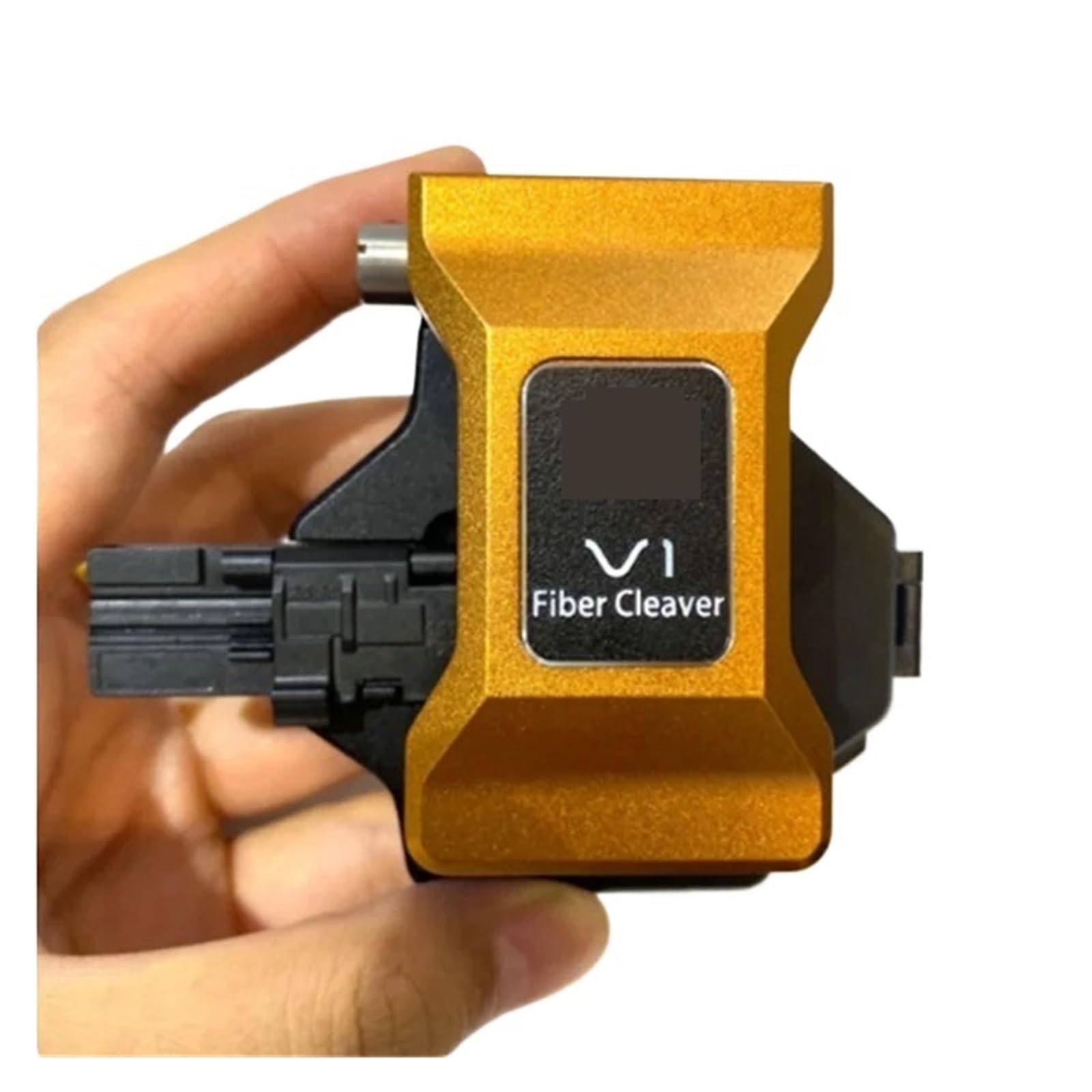 Optical Fiber Cleaver, V1 Fully Automatic Fiber Optic Cleaver One-step FTTH Cutting Knife Press Type