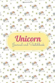 Paperback Unicorn Journal and Sketchbook Book
