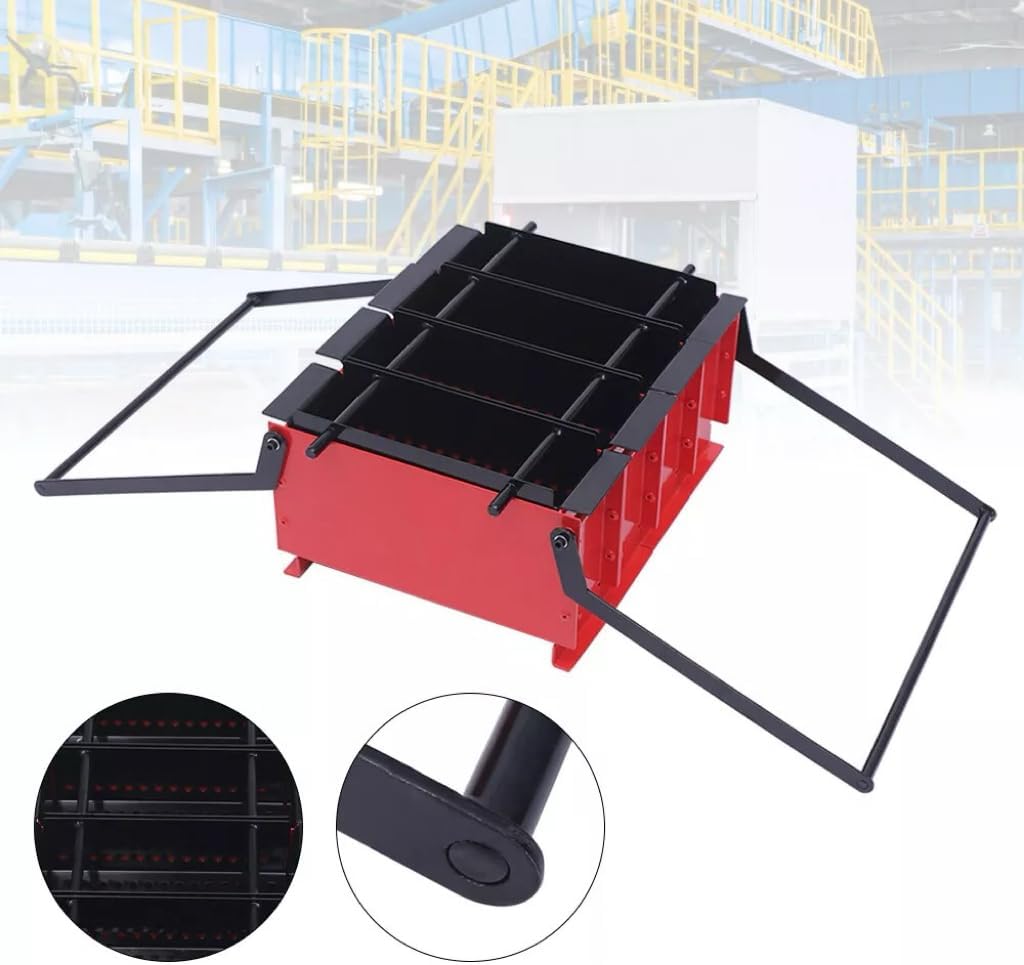 Newspaper Clumping Press, Brick Briquette Machine，Manual Paper-Press Tool Fire Brick Presser Heavy Duty Log Briquette Press Maker for Indoor Outdoor Home Garden Newspaper Stove