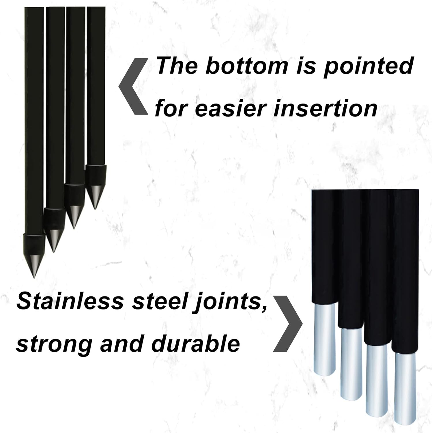 Garden Obelisk Trellis for Climbing Plants Outdoor and Indoor Trellis for Potted Plants, Vertical Metal Umbrella Trellis Tower with PE Coated, Garden Obelisk Trellis for Potted Rose(Black 185*25cm )