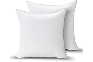 Bedding Throw Pillows Insert (Pack of 2)