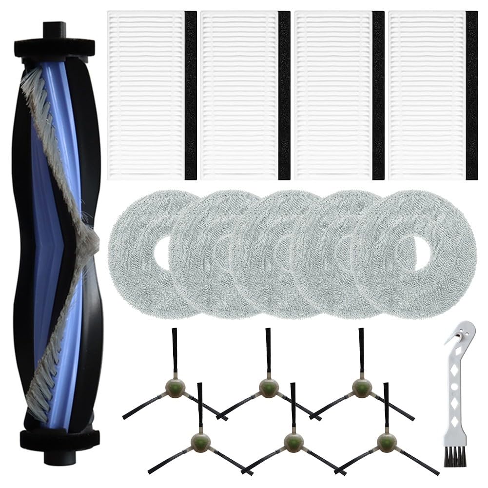 Kit Ricambio Per Aspirapolvere Robot LEFANT – Spazzola Principale, Laterali, Filtro, Panno E Sacchetto Per M3/Gen1/Gen2