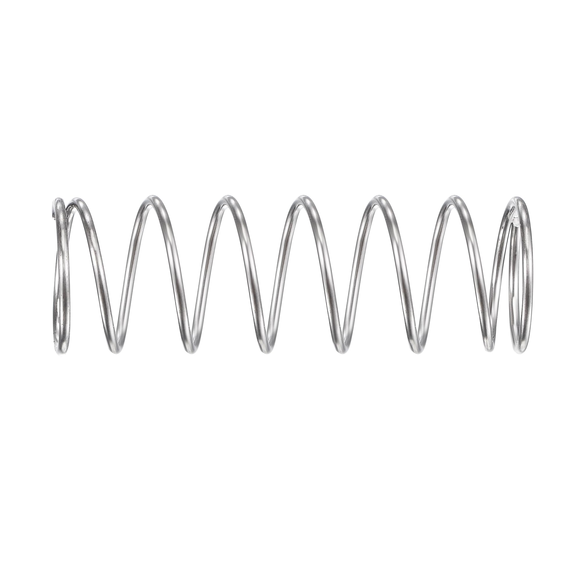Ressorts Compression Acier Inox 22 Mm – Lot De 10 Pour Bricolage Et Mécanique | 1,6 Mm Fil, 25 Mm Longueur