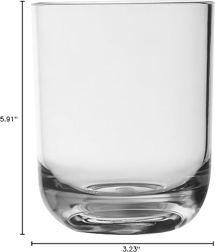 Miniatura 6 de KLIFA - WASCO- Juego de 6 vasos acrílicos de 13 onzas, sin BPA, vasos de plástico, aptos para lavavajillas, transparentes