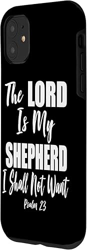 Miniatura 2 de iPhone 11 El Señor es mi pastor Salmo 23 - Funda cristiana con versículo bíblico