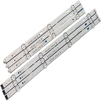 CHEWYZ 6 PCS/Set LED Backlight Strip Compatible with LG 43LF510V 43LF5100 43LH5100 43LH5700 43LH570A 43LH520V 43LH590 43LJ515V 43LH510V 43LH570V