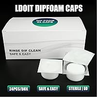 Vista 8 de FILFEEL Taza de inmersión, 24 piezas desechables cartucho de espuma de inmersión accesorio, enjuague rápido