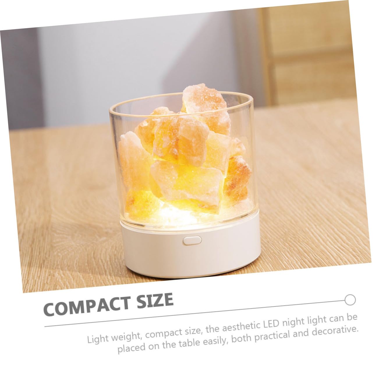 BUTIFULSIC Led Bedside Night Light Brightness USB Powered for Bedroom Home Office and Living Room Decor Compact Portable and Calming Atmosphere