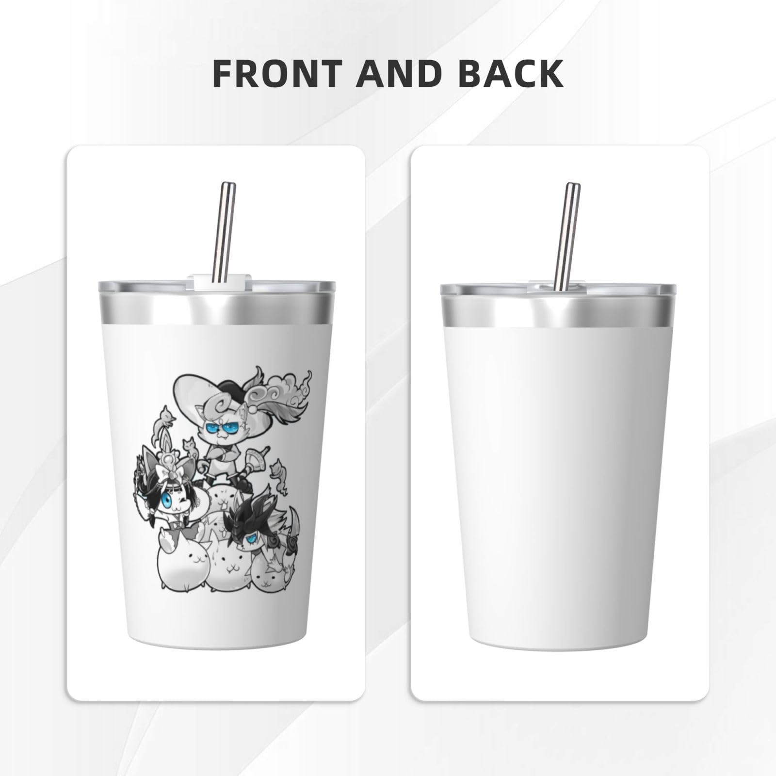 にゃんこ大戦争バトルキャット ステンレス製マグカップ保冷保温