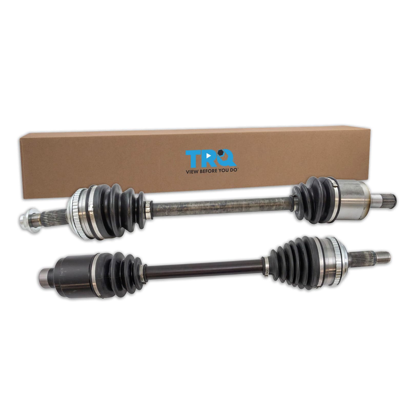 TRQ Front Driver and Passenger Side CV Axle Assembly Set 2 Piece