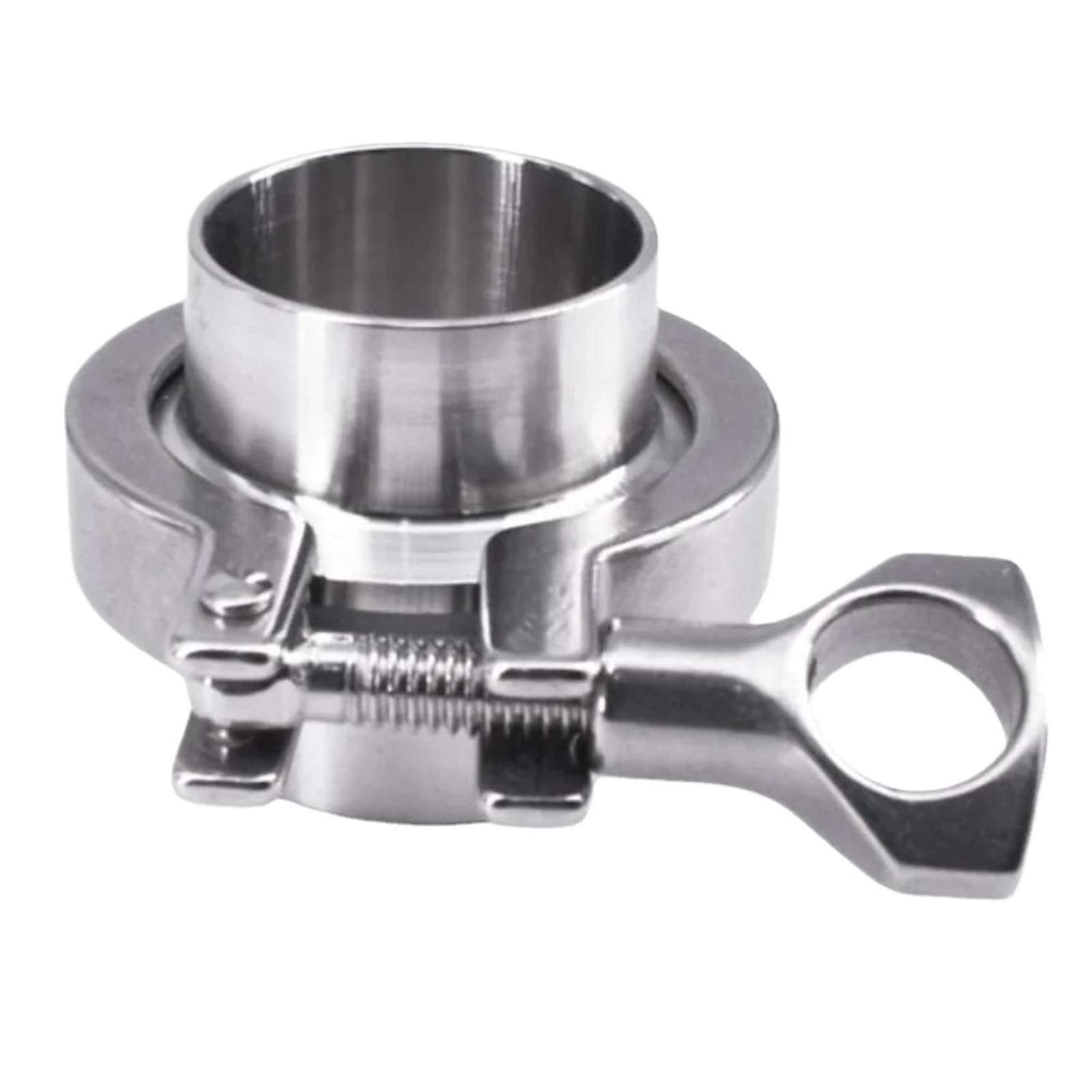 QWZTAEOZA 0.5-10in Tri Clamp Set SUS304/316L Assembly Weld Ferrule Pipe Fitting (SUS316L PTFE,254mm K268)